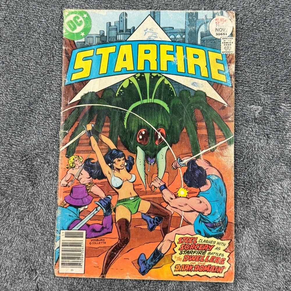 DC Comics Starfire 2 Nov 1976 Bronze Age Sword and Sorcery Mike Vosburg Art